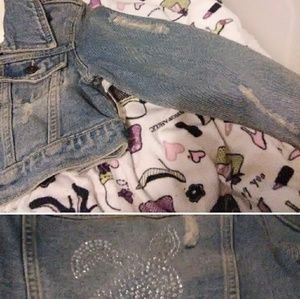 Playboy bunny blue jean denim jacket